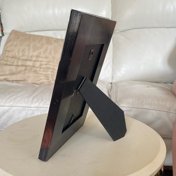 Groovy Glam Black Lacquer & Silver Picture Frame - Picture 2 of 6